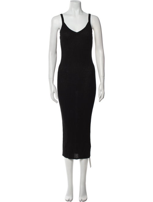 James Perse Linen Midi Length Dress