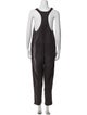 James Perse Linen Scoop Neck Jumpsuit