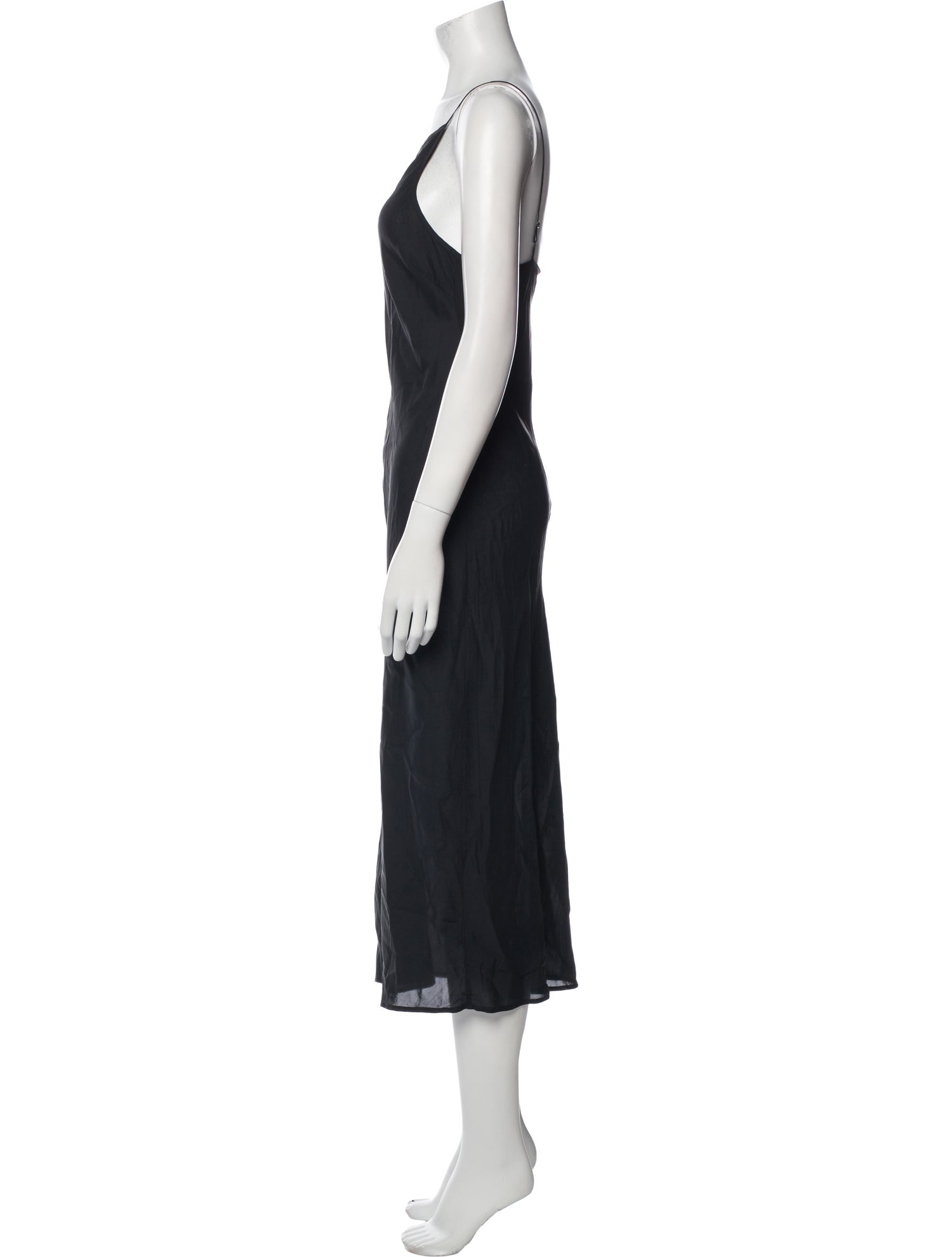 James Perse Square Neckline Midi Length Dress