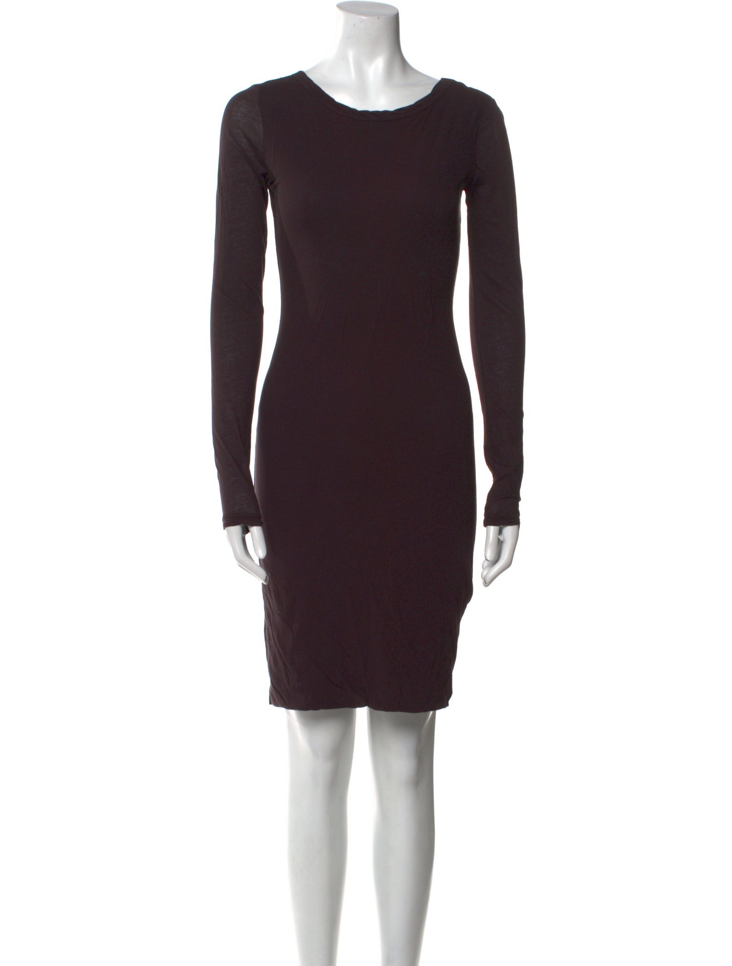 James Perse Bateau Neckline Mini Dress