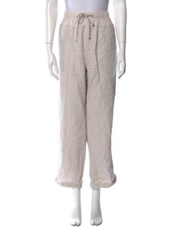 James Perse Linen Straight Leg Pants