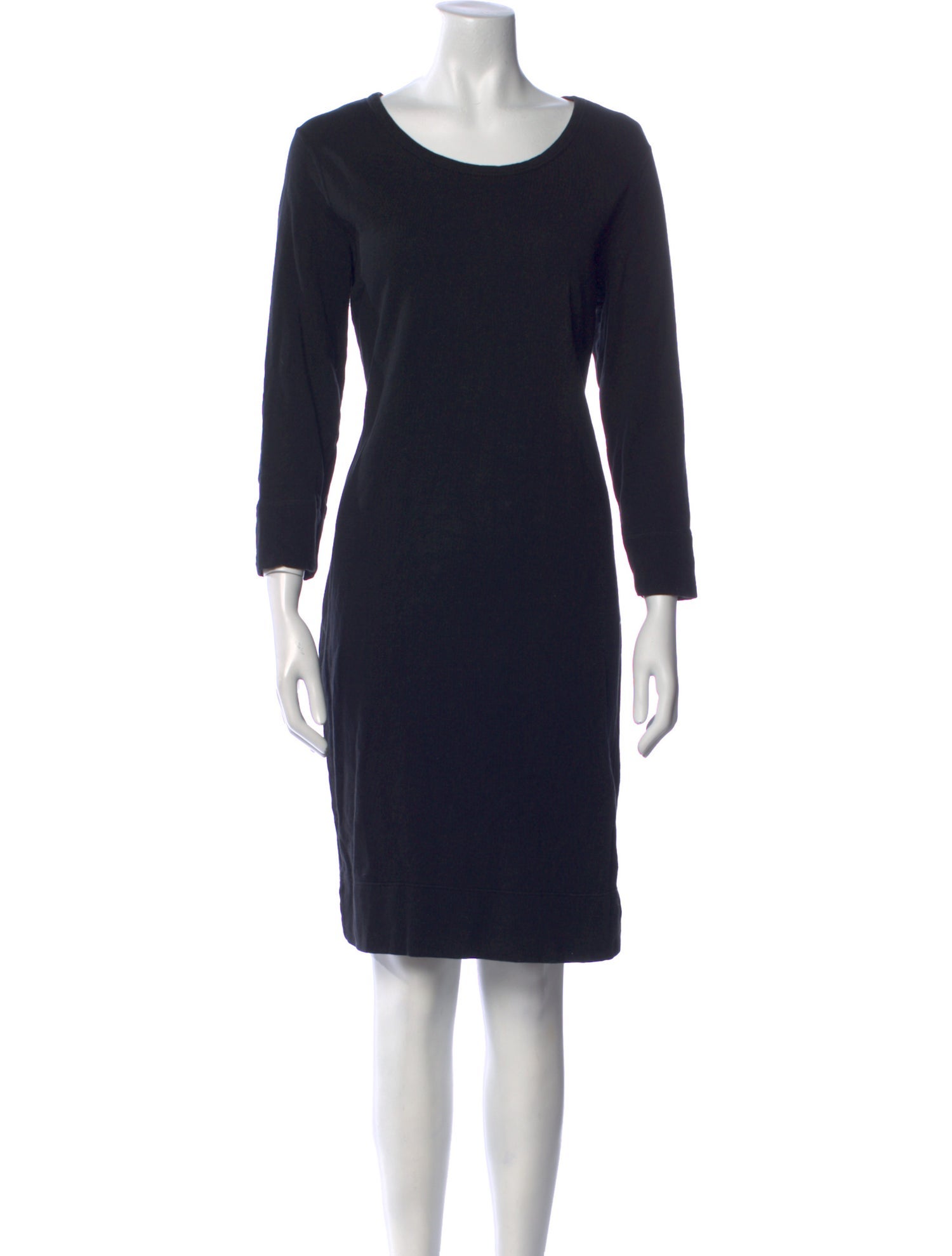 James Perse Scoop Neck Knee-Length Dress