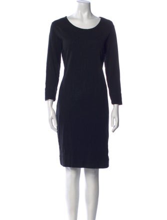 James Perse Scoop Neck Knee-Length Dress