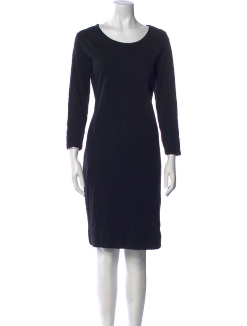 James Perse Scoop Neck Knee-Length Dress