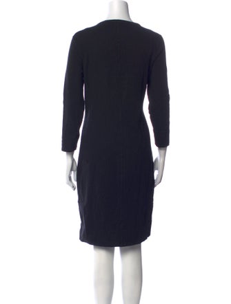 James Perse Scoop Neck Knee-Length Dress