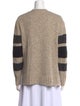 James Perse Colorblock Pattern Mock Neck Sweater
