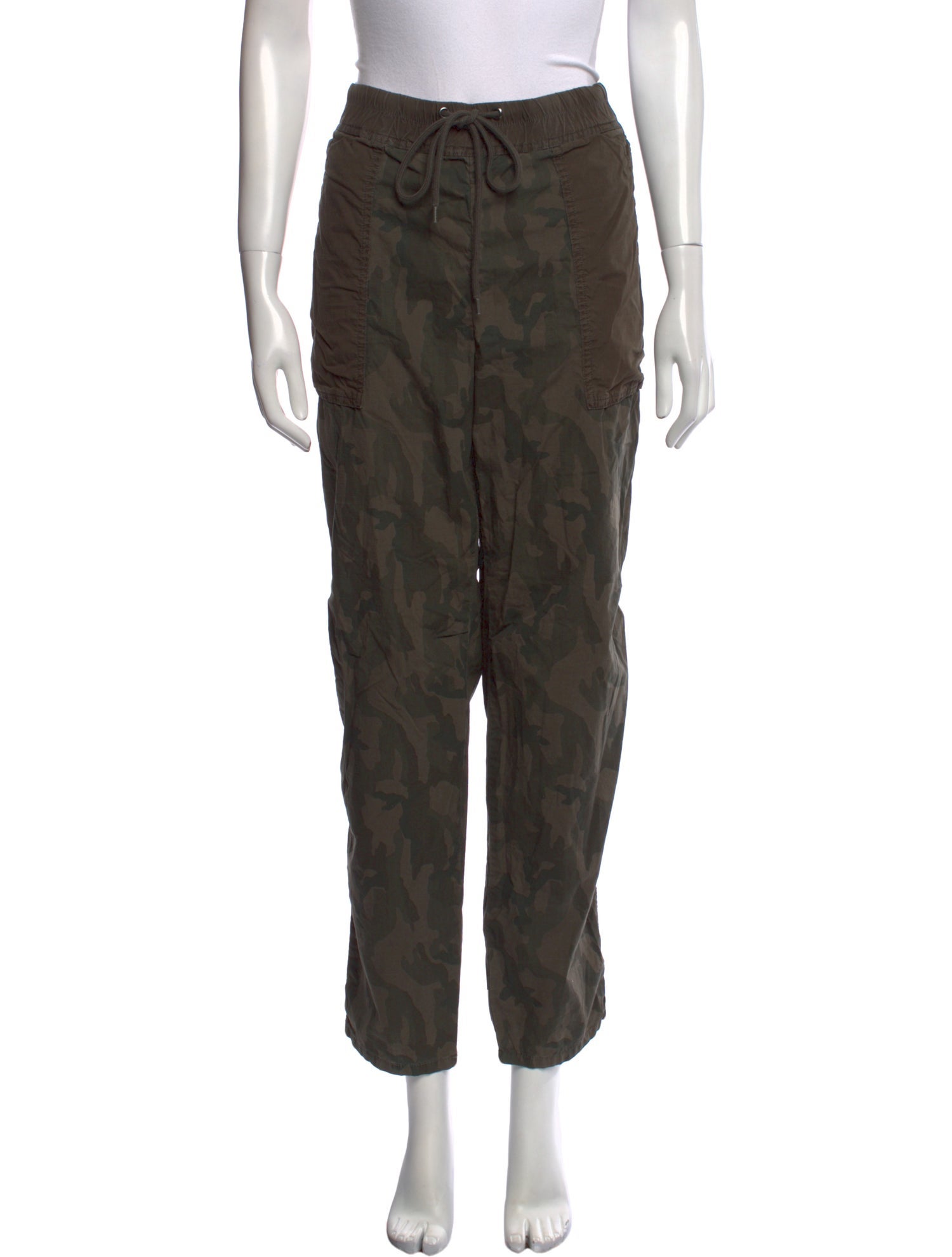 James Perse Camouflage Print Straight Leg Pants