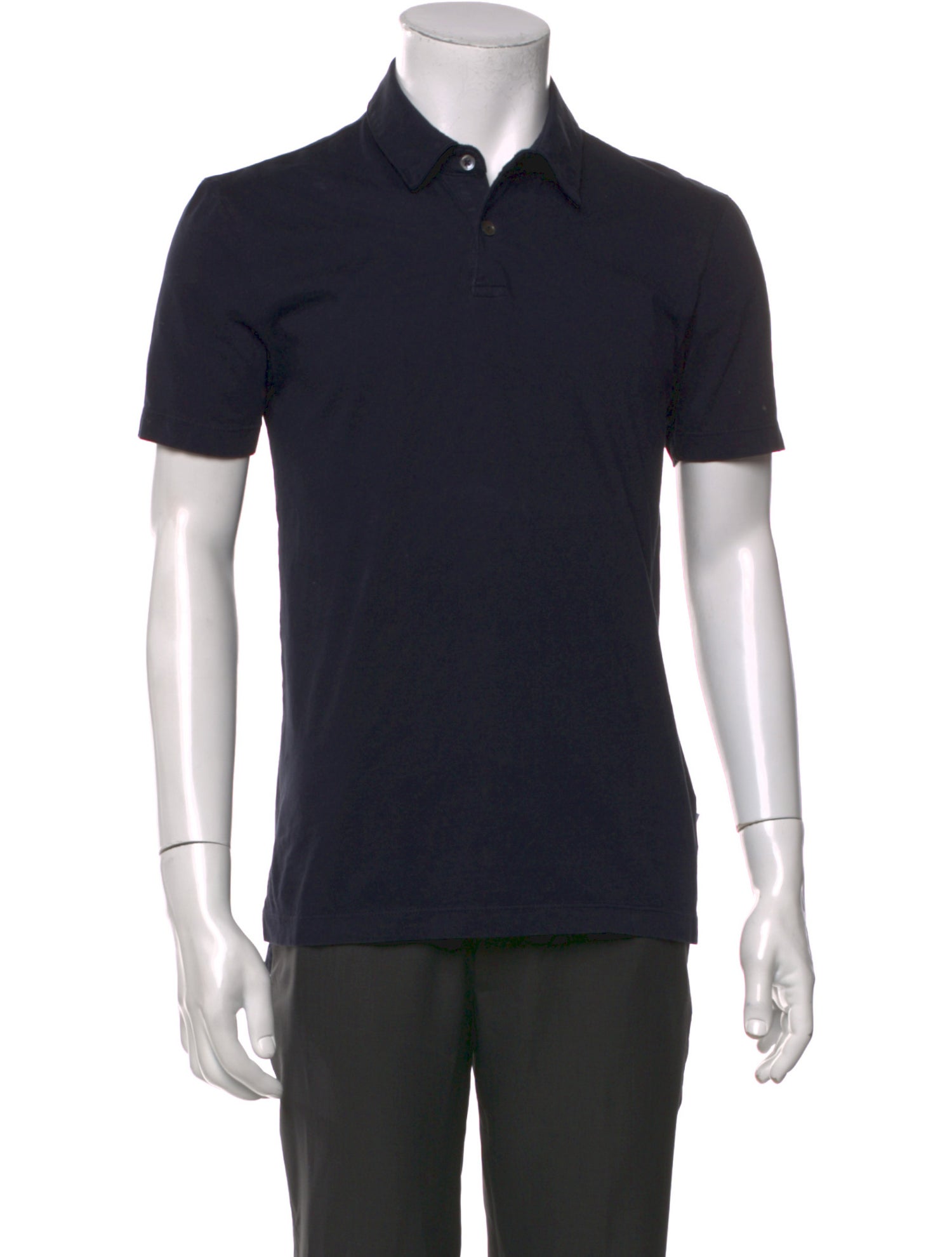 James Perse V-Neck Short Sleeve Polo Shirt