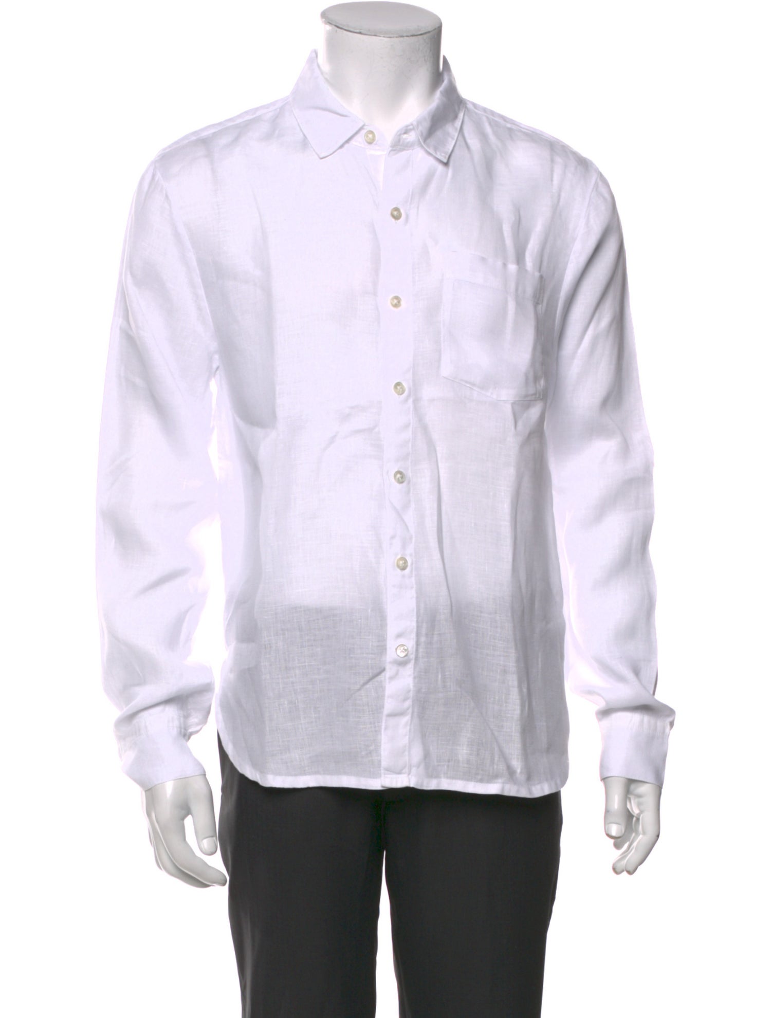 James Perse Linen Printed Shirt