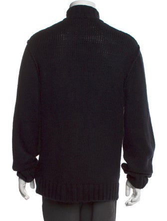 James Perse Mock Neck Long Sleeve Cardigan