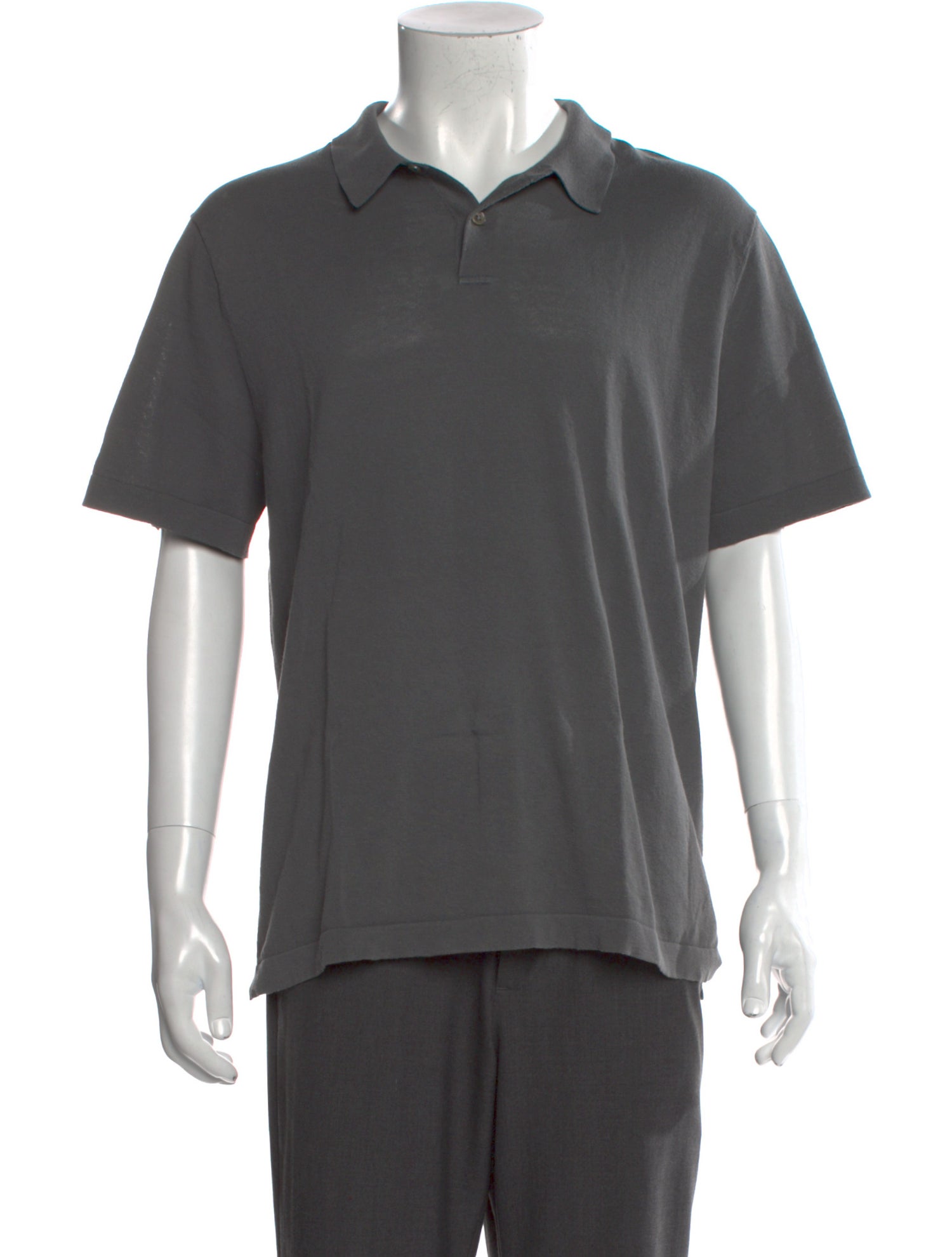 James Perse Collar Short Sleeve Polo Shirt