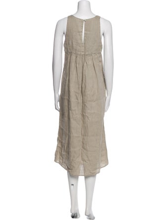 James Perse Linen Midi Length Dress