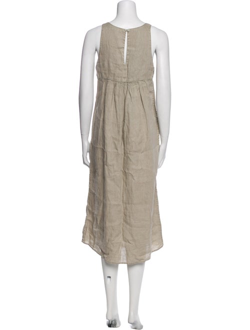 James Perse Linen Midi Length Dress