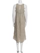James Perse Linen Midi Length Dress