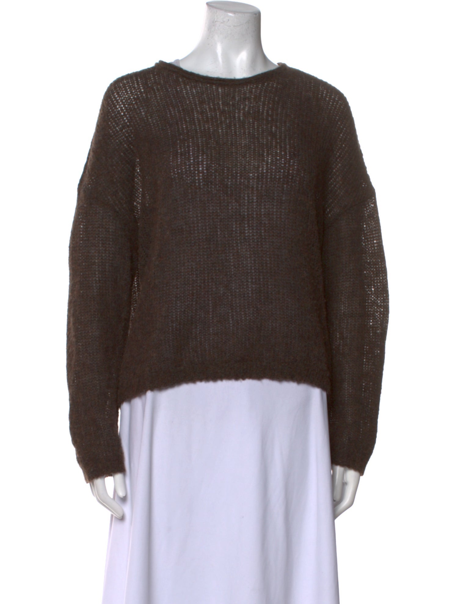 James Perse Wool Scoop Neck Sweater