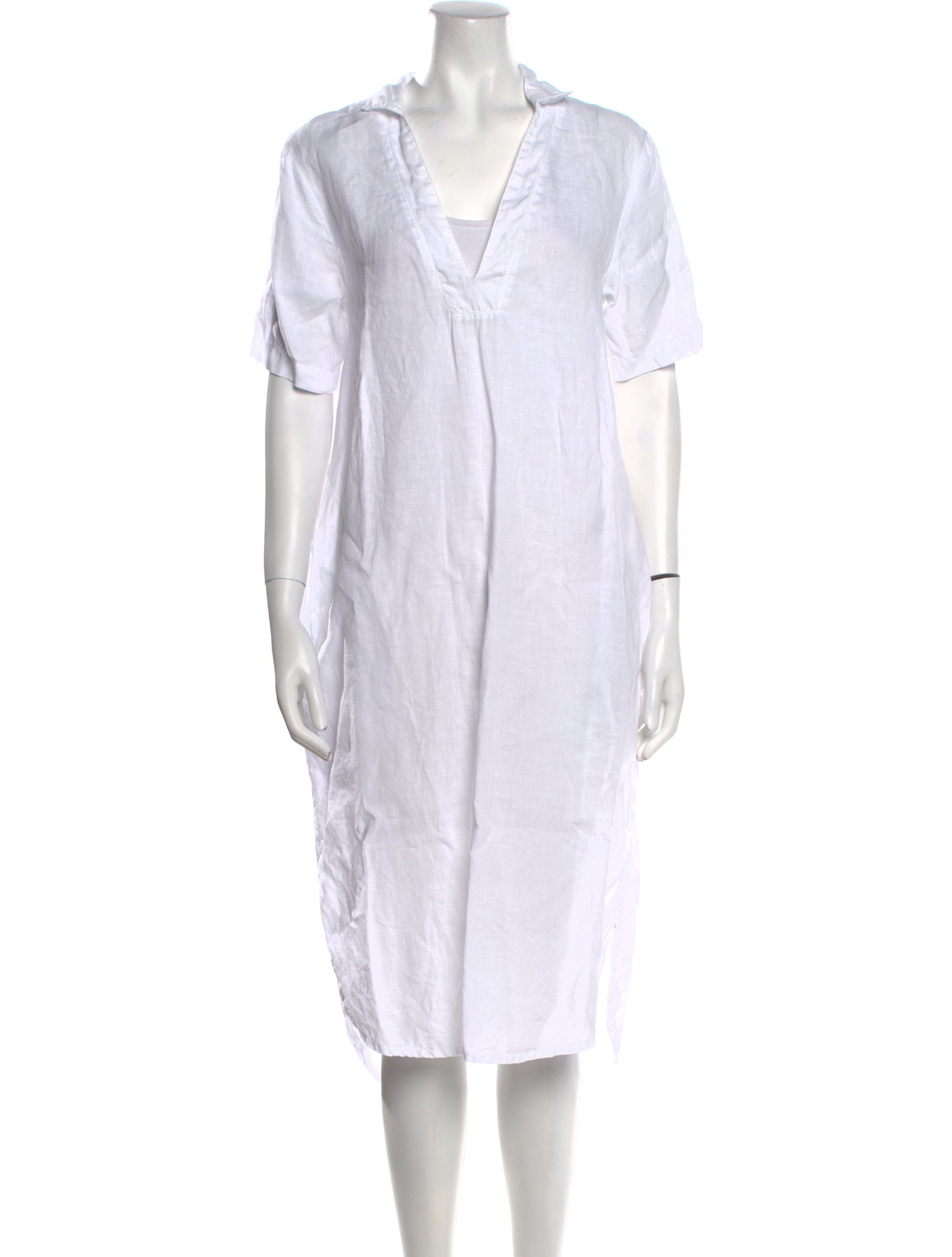 James Perse Linen Midi Length Dress