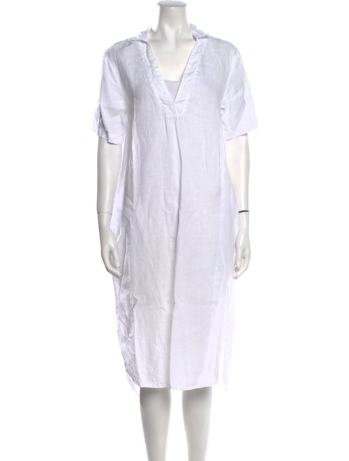 James Perse Linen Midi Length Dress