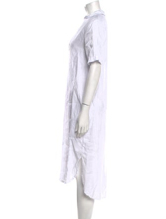 James Perse Linen Midi Length Dress