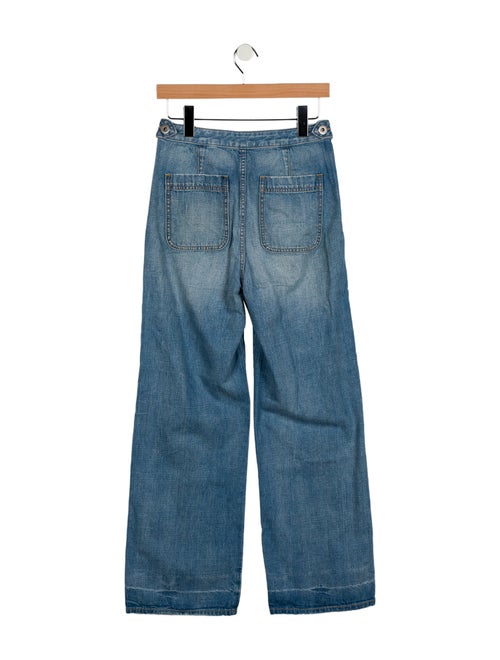 James Perse High-Rise Wide Leg Jeans