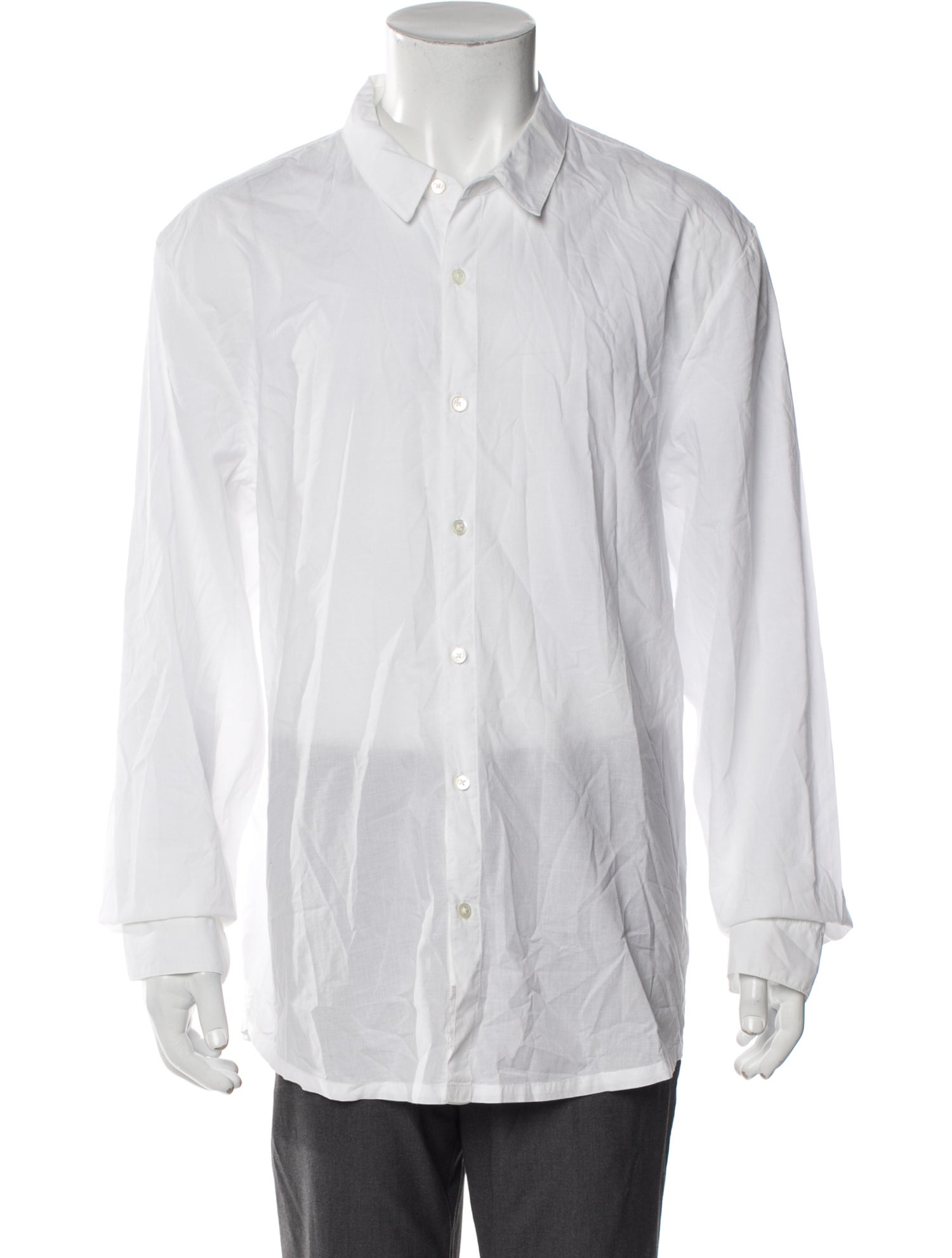 James Perse Long Sleeve Tuxedo Shirt