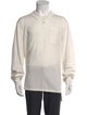 James Perse Collar Long Sleeve Polo Shirt