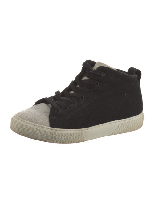 James Perse Wool Colorblock Pattern Sneakers