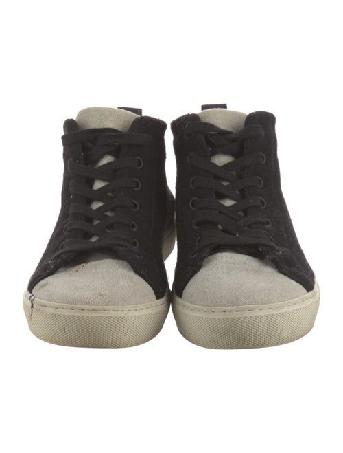 James Perse Wool Colorblock Pattern Sneakers