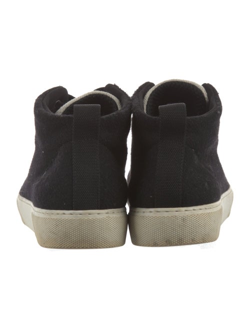 James Perse Wool Colorblock Pattern Sneakers