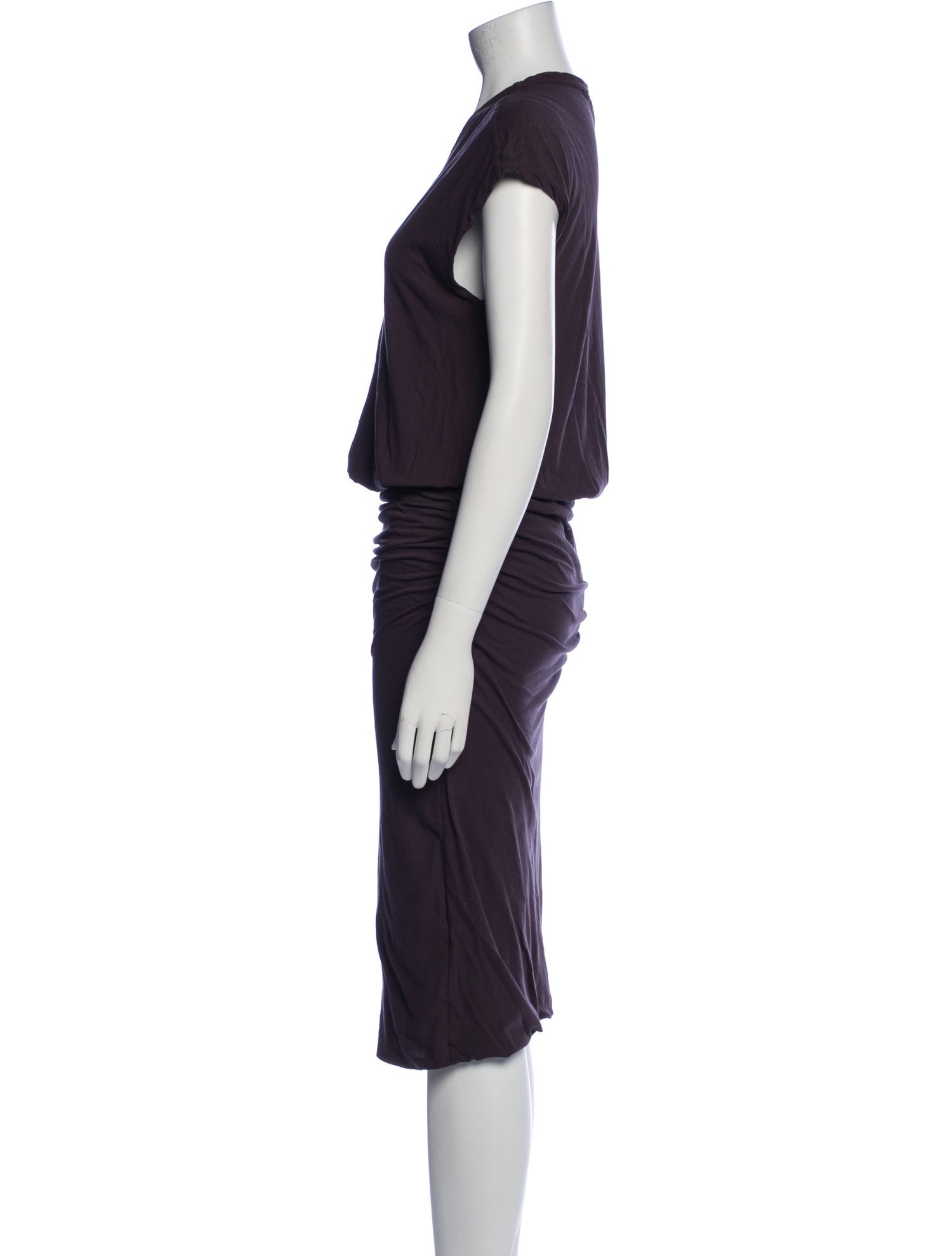 James Perse V-Neck Midi Length Dress