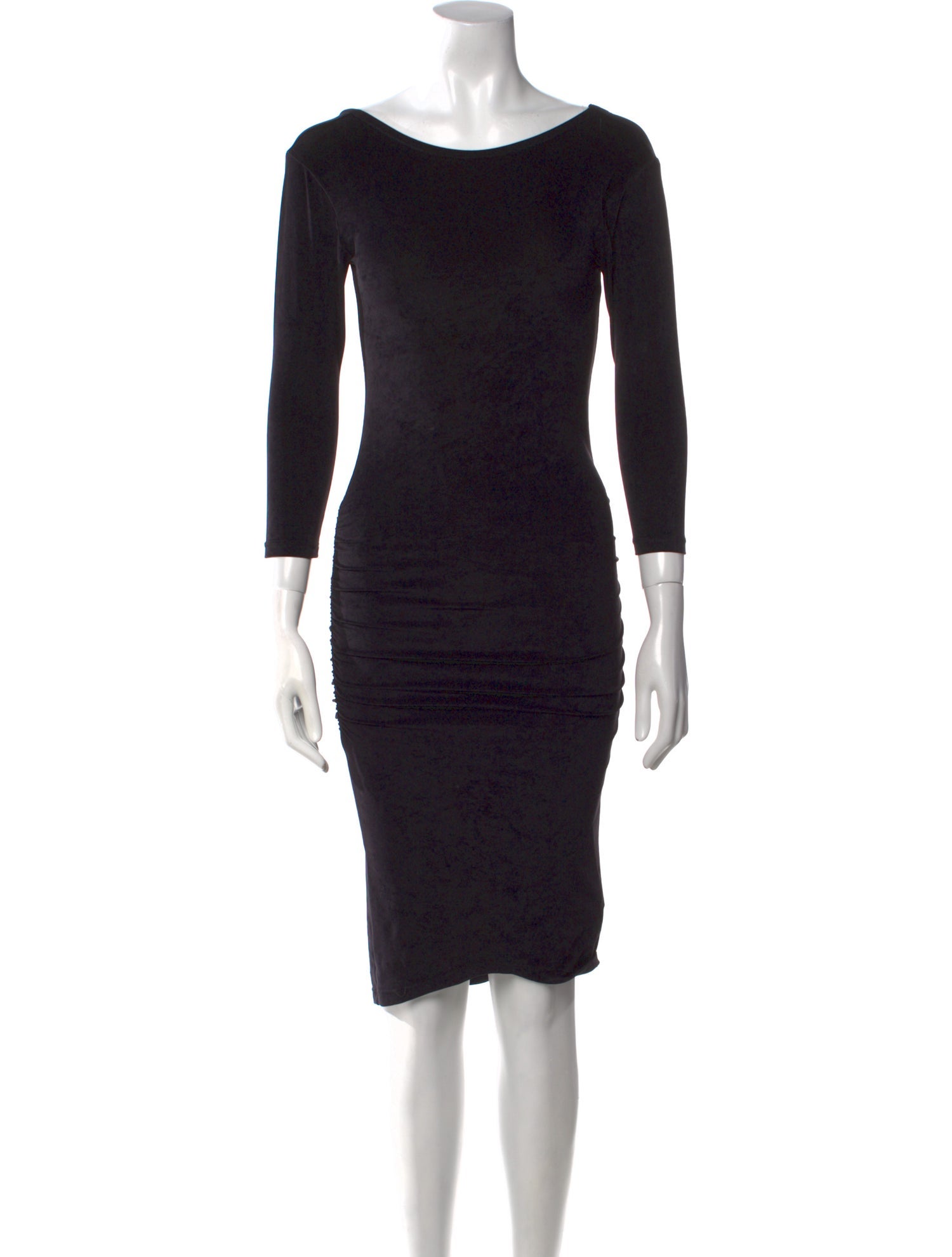 James Perse Bateau Neckline Knee-Length Dress