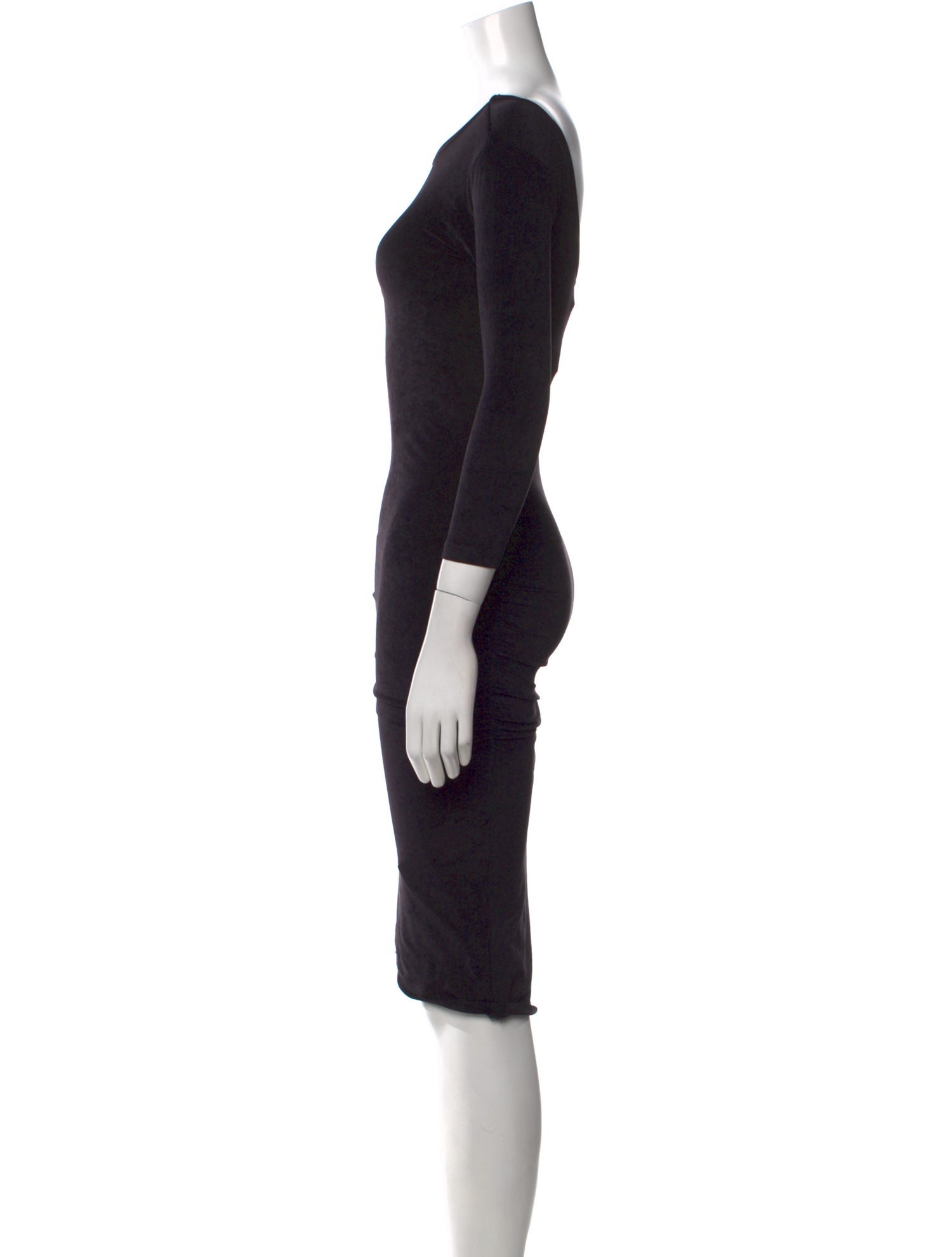 James Perse Bateau Neckline Knee-Length Dress