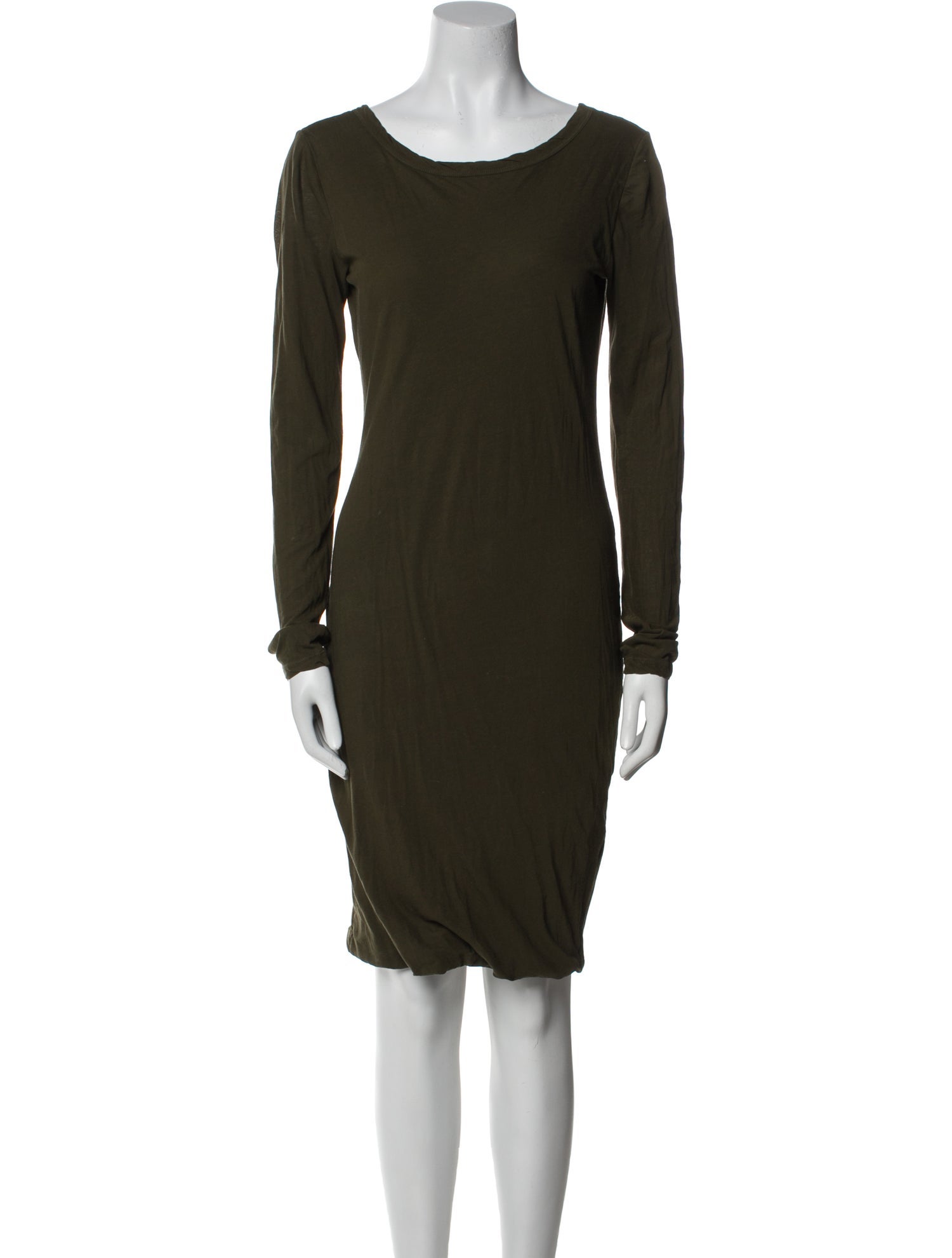 James Perse Bateau Neckline Mini Dress