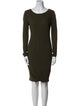 James Perse Bateau Neckline Mini Dress