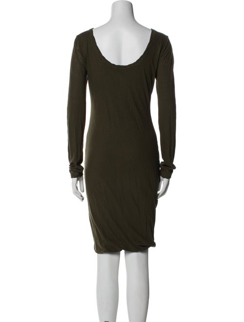 James Perse Bateau Neckline Mini Dress