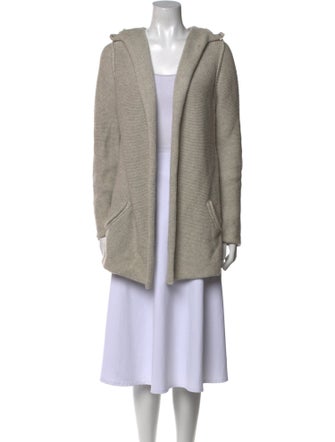 James Perse Wool Open Front Sweater