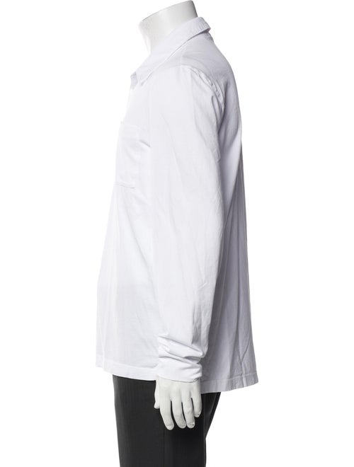 James Perse Collar Long Sleeve Polo Shirt