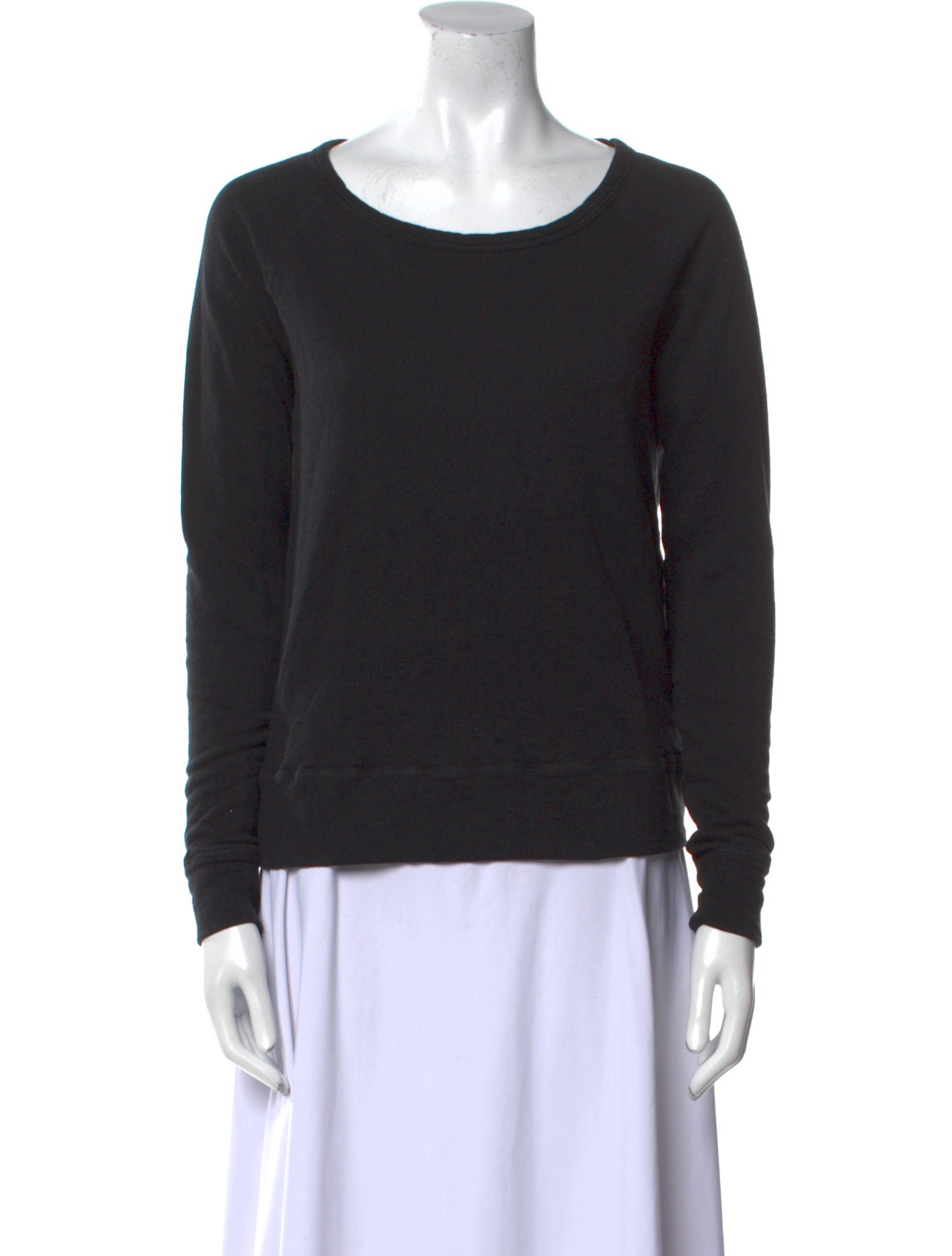 James Perse Scoop Neck Sweat Shirt