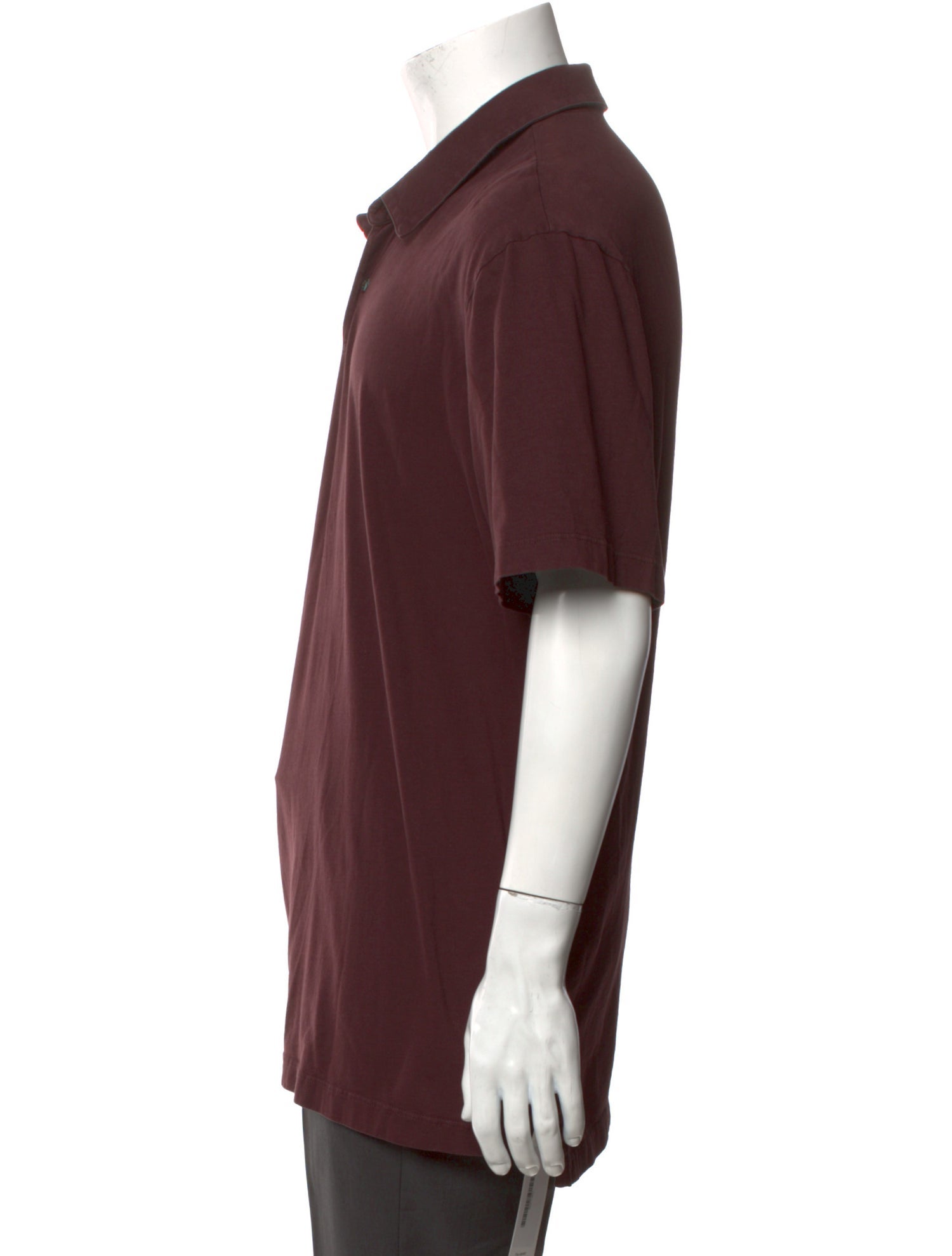 James Perse Collar Short Sleeve Polo Shirt