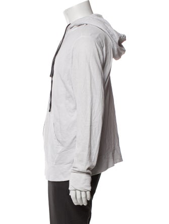James Perse V-Neck Long Sleeve Hoodie