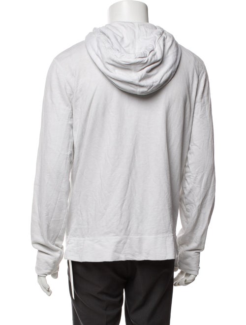 James Perse V-Neck Long Sleeve Hoodie