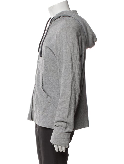 James Perse V-Neck Long Sleeve Hoodie