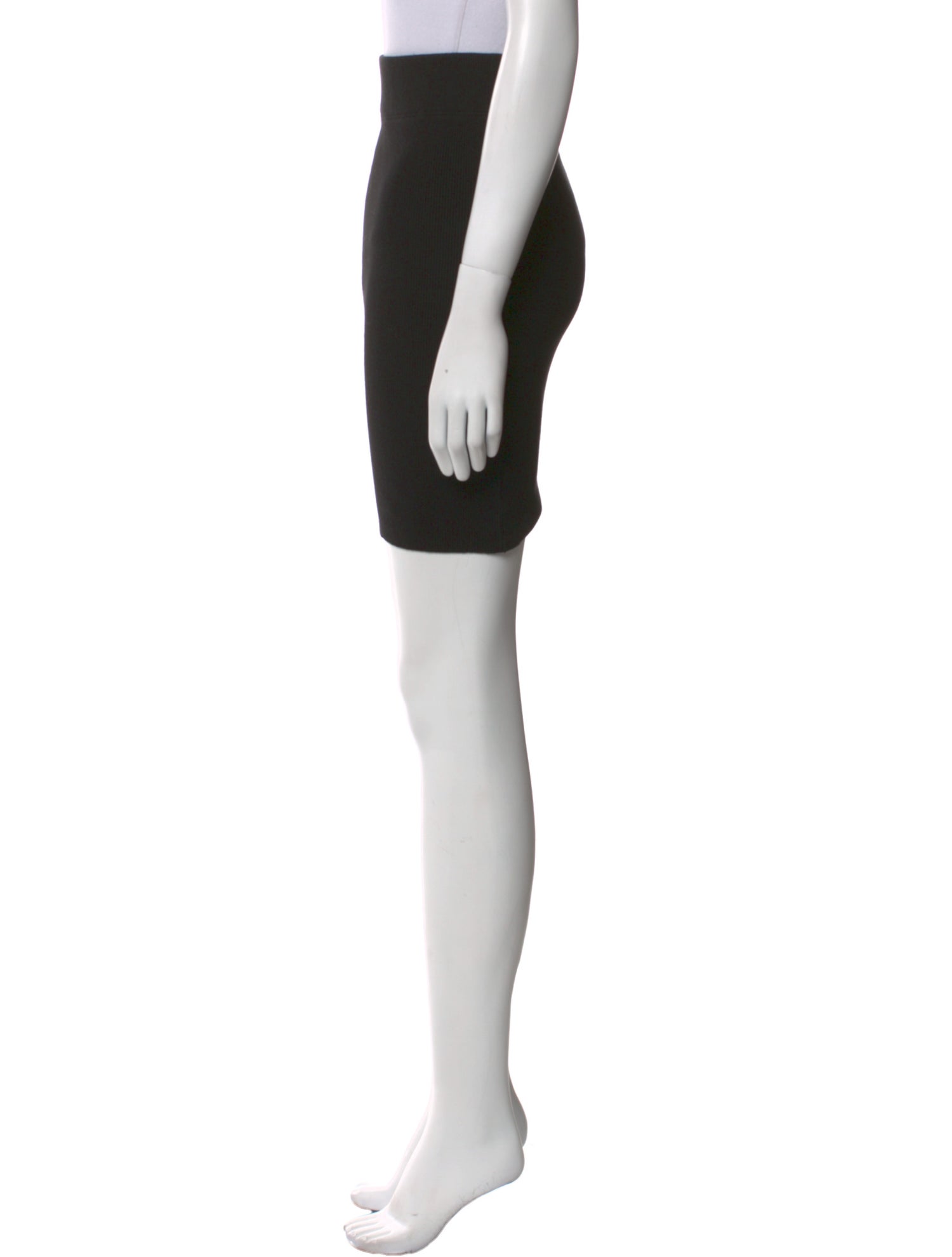 James Perse Ruffle Embellishment Mini Skirt