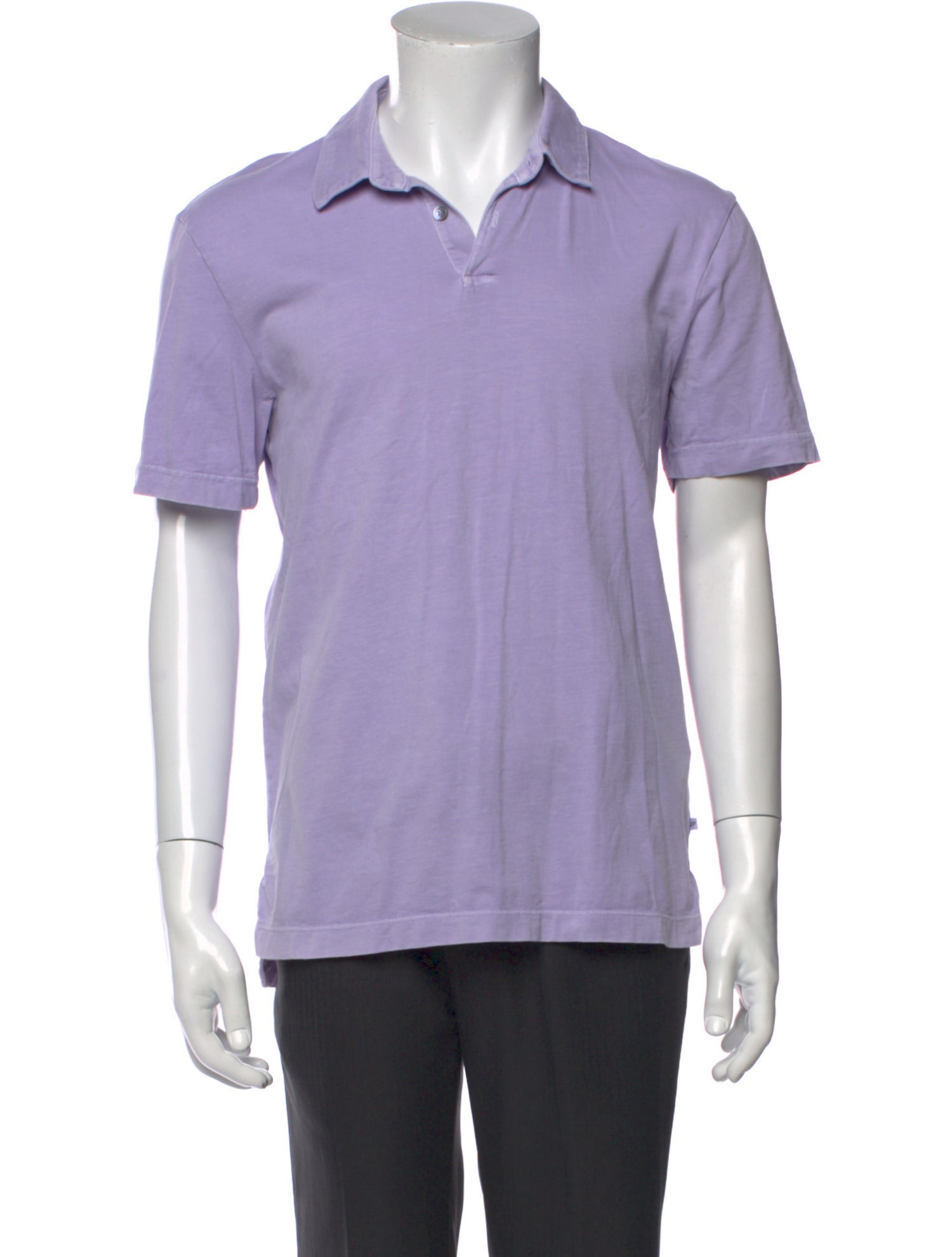 James Perse Collar Short Sleeve Polo Shirt