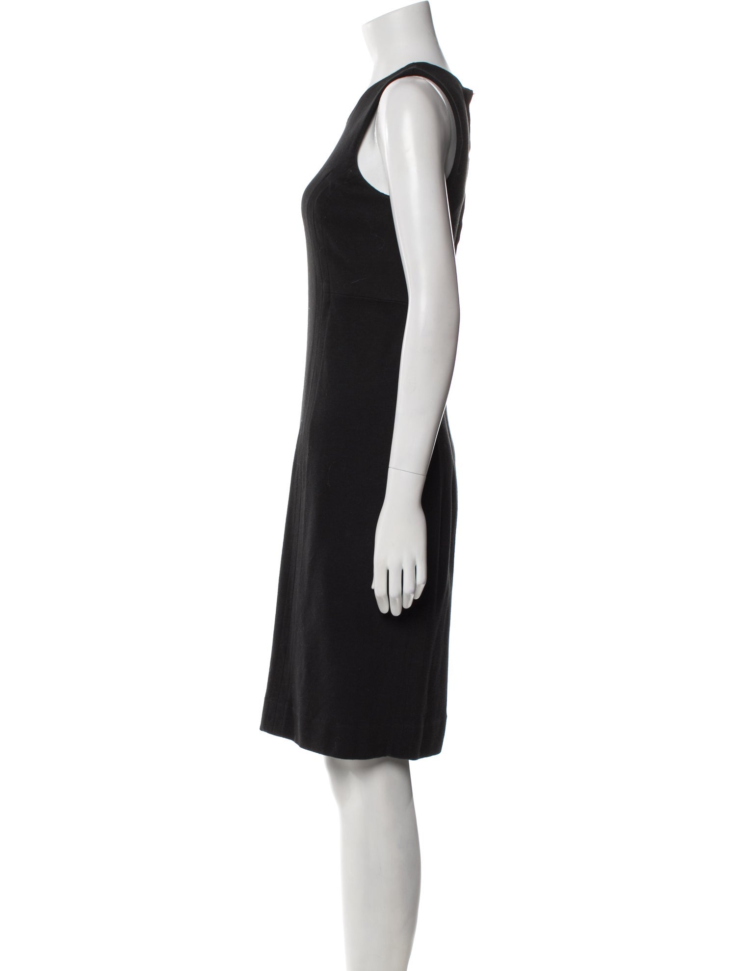 James Perse Scoop Neck Knee-Length Dress