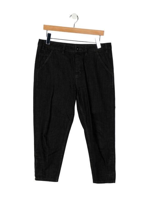 James Perse High-Rise Straight Leg Jeans