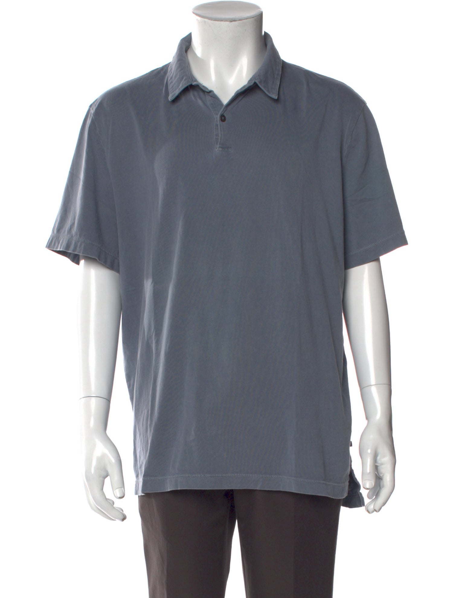 James Perse V-Neck Short Sleeve Polo Shirt