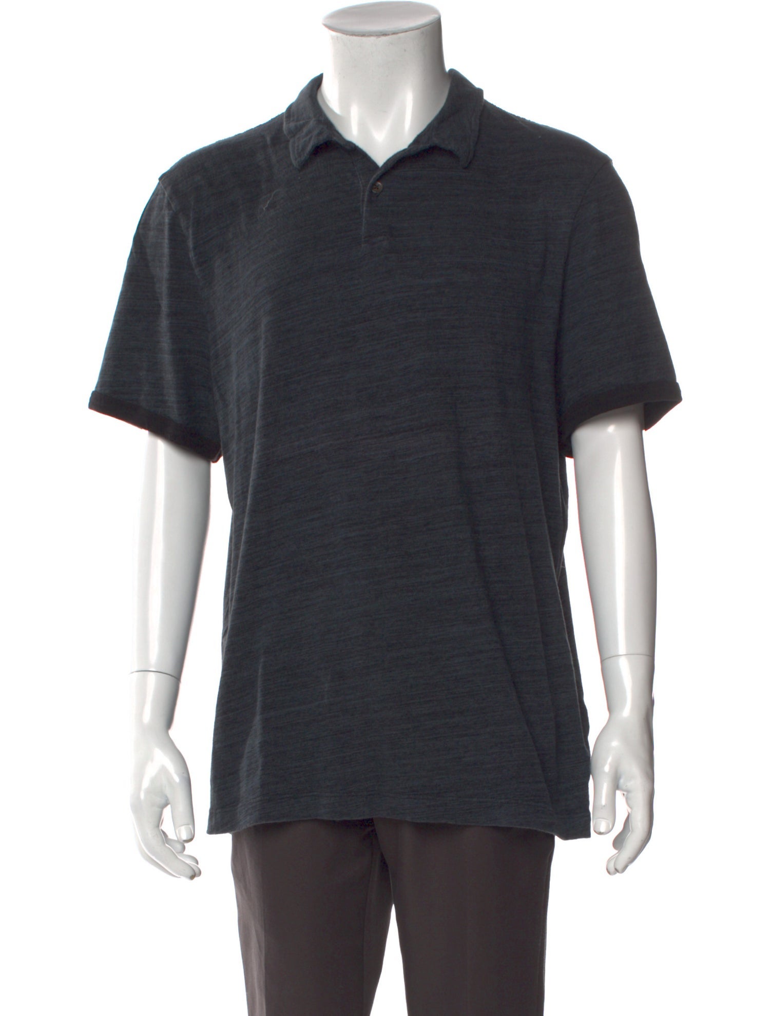 James Perse Crew Neck Short Sleeve Polo Shirt