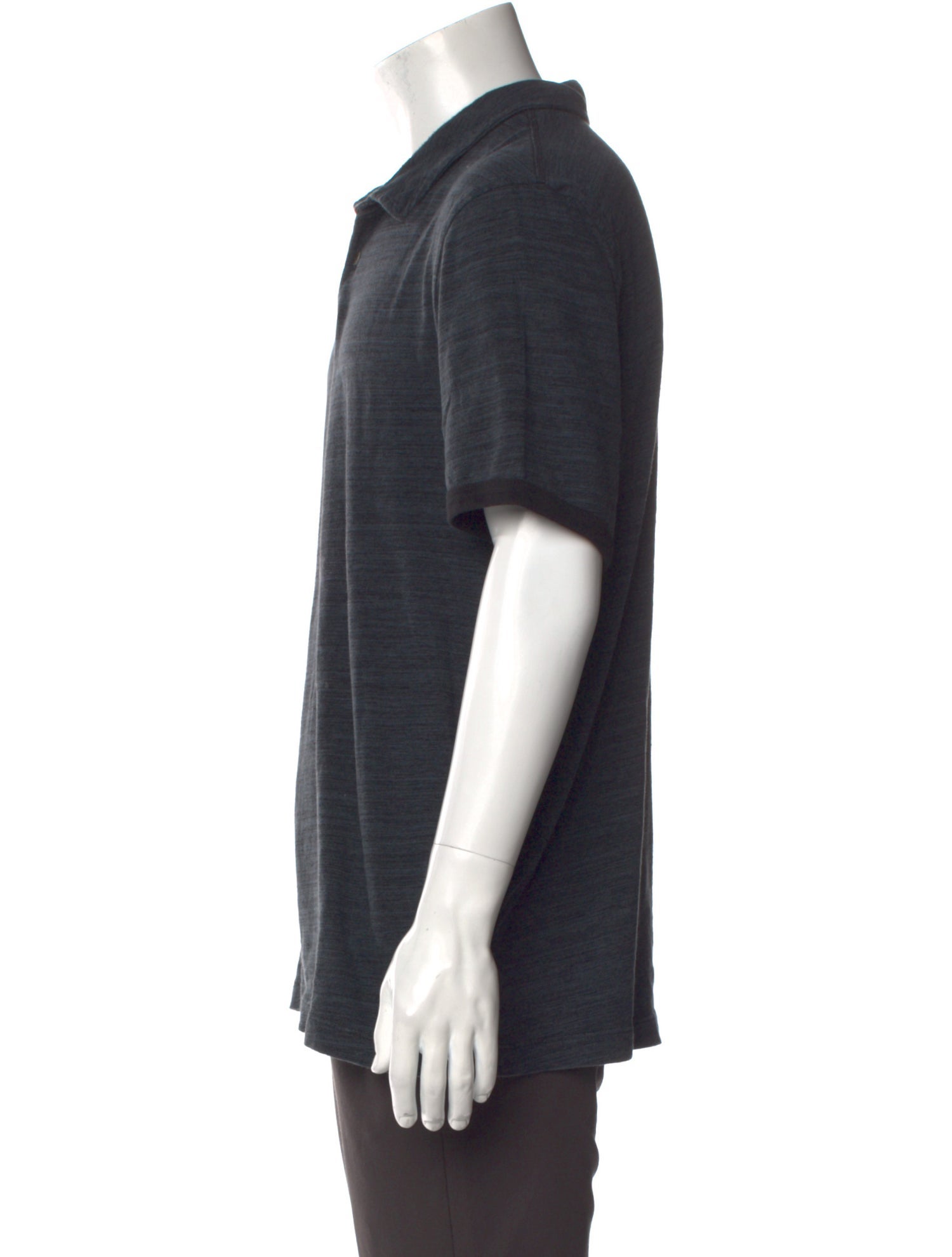 James Perse Crew Neck Short Sleeve Polo Shirt