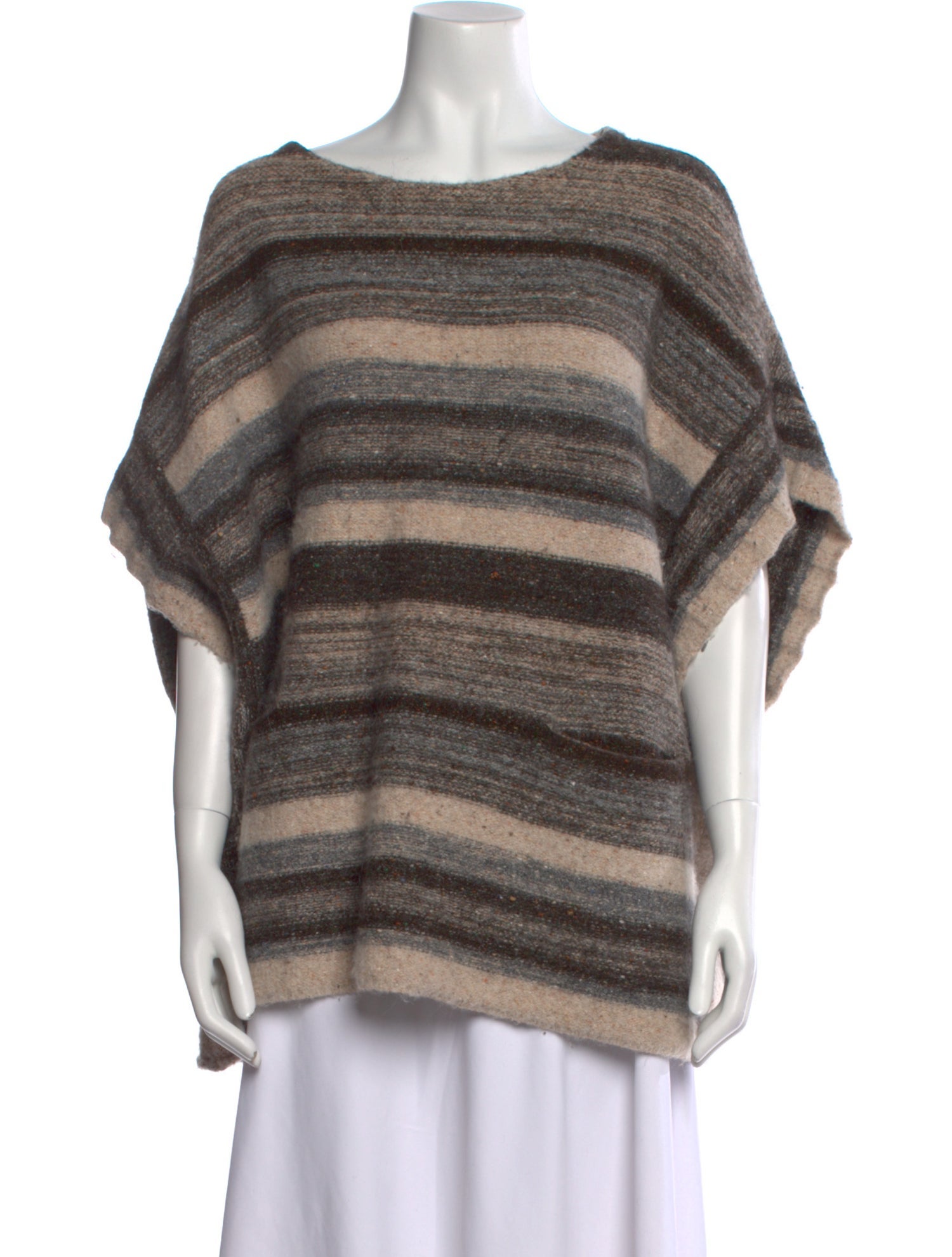 James Perse Striped Bateau Neckline Sweater