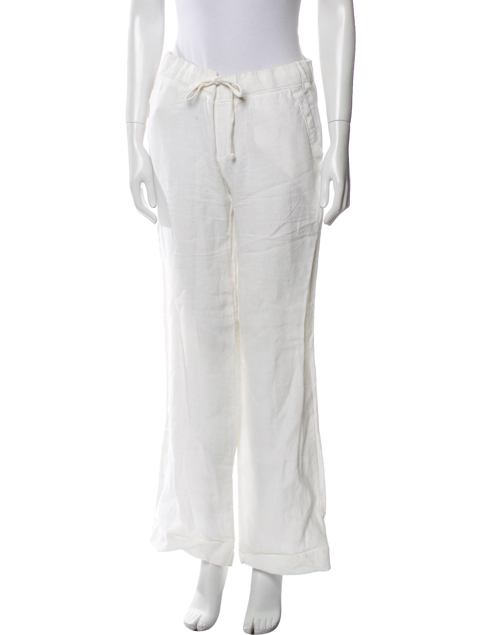 James Perse Linen Wide Leg Pants